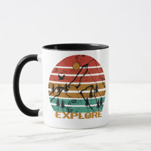 Mug Explorez la vintage extérieure