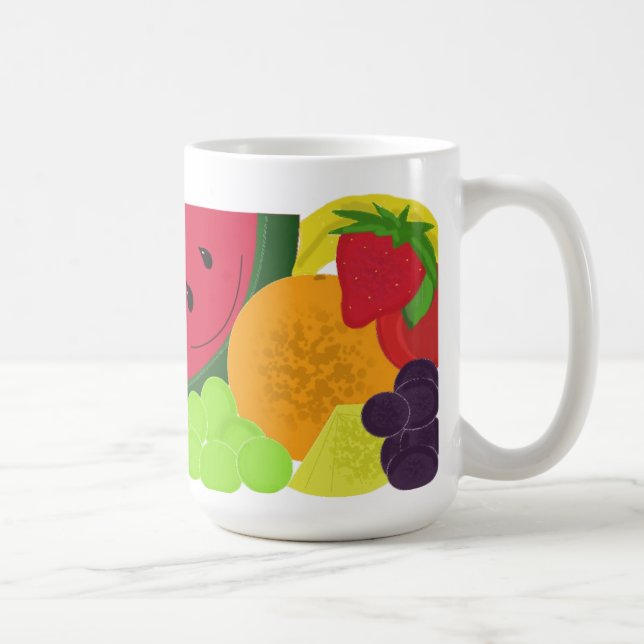 Mug Explosion de fruits amusants (Droite)