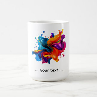 Mug explosion de taches de peinture