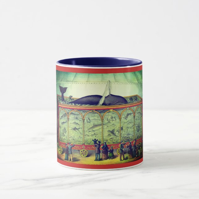 Mug Exposition vintage de cirque victorien (Centre)
