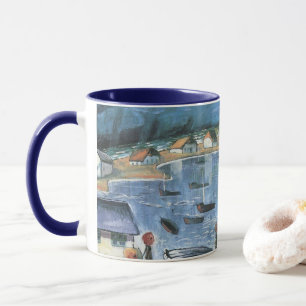 Mug Expressionnisme vintage, Hidensee par Walter Grama
