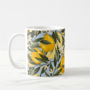 Mug Exquis motif aux fruits jaunes bergamot, cit