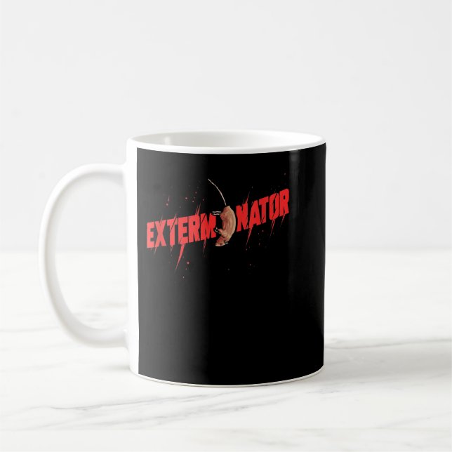 Mug Exterminator Cadeau Pest Controller Mice ou Bed Bu (Gauche)