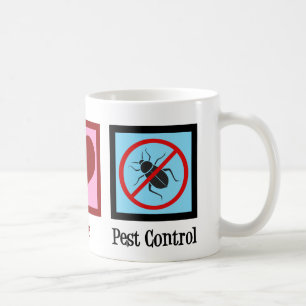 Mug Exterminator Peace Love Pest Control Company