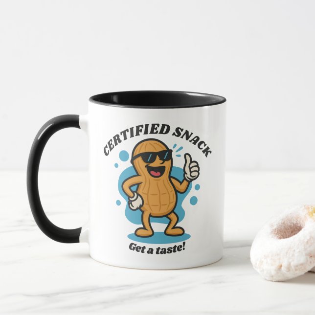Mug Extraire cet écrou : Snack certifié (Avec donut)