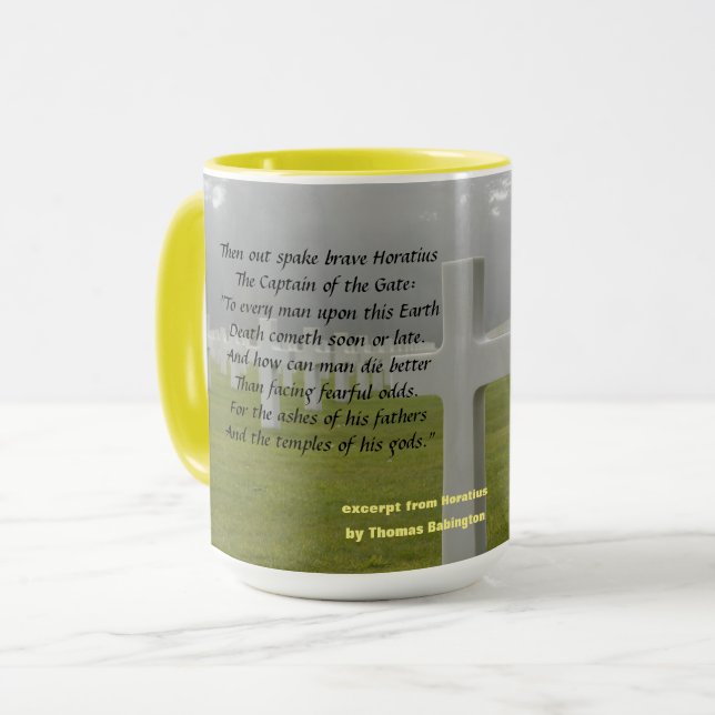 Mug Extrait De Horatius  (Devant gauche)