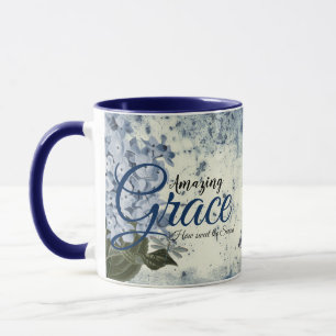 Mug Extraordinaire Grace bleu hydrangea