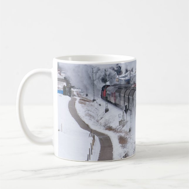 Mug Extraordinaire vieux train à vapeur du passé (Gauche)