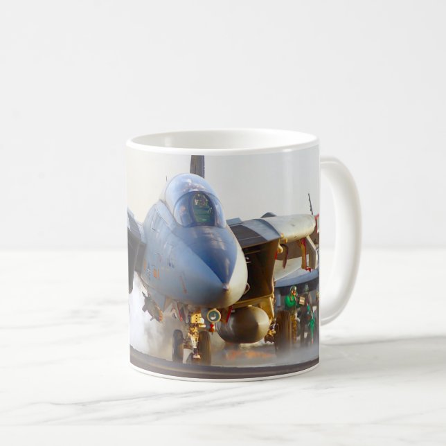 MUG F-14 TOMCAT "LANCEMENT" (Devant droit)