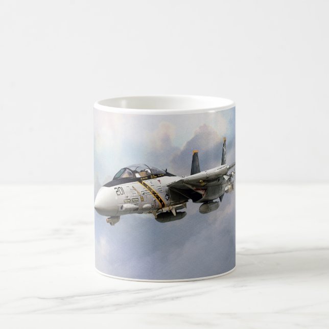 Mug ”F-14A TOMCAT　JOLLY ROGERS”mug (Centre)