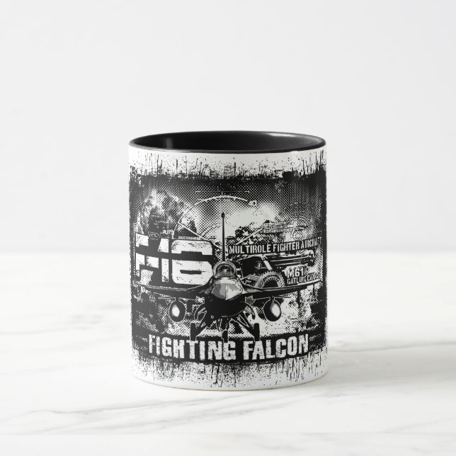 Mug F-16 Faucon combattant (Centre)