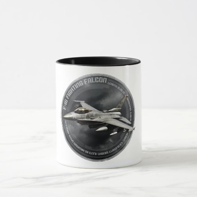 Mug F-16 Faucon de combat (Centre)