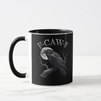 Mug F-Caw-F Bird Moon Gothic Classic Cool Design