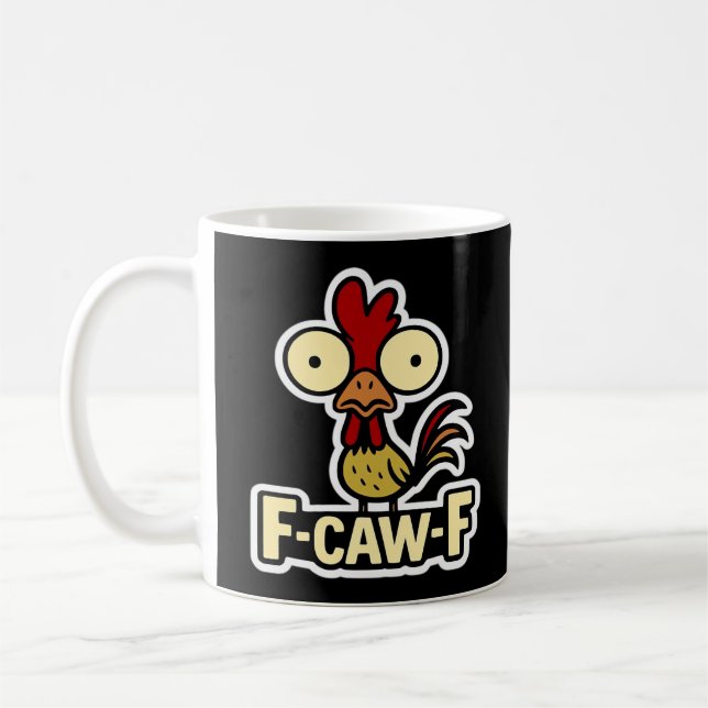 Mug F-Caw-F Classic Vintage Graphic (Gauche)