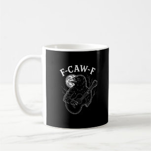 Mug F Caw F Corbeau à la guitare drôle Style Halloween