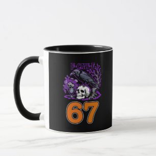 Mug F-Caw-F Poulet Halloween Classique Drôle Tendance