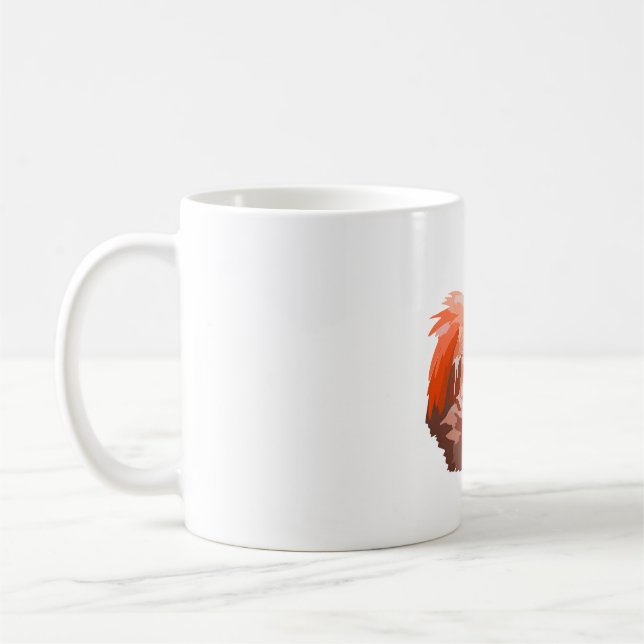 Mug F est pour Flamant rose Keeper (Gauche)