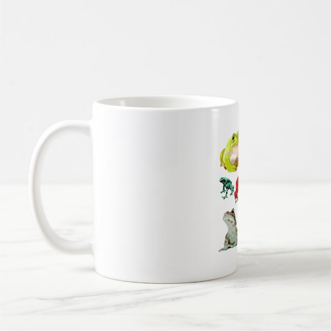 Mug F est pour la grenouille (Gauche)