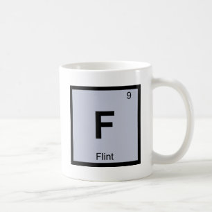 Mug F - Symbole de Tableau périodique de chimie du