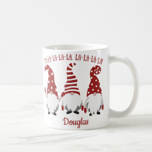 Mug Fa La La La Santas Gnomes Personnalisable