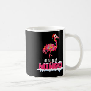 Mug Fa La La Mingo Flamant rose Noël Joli Casquette ro