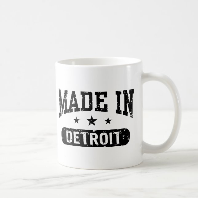 Mug Fabriqué À Détroit (Droite)