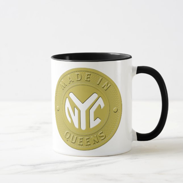 Mug Fabriqué À New York Queens (Droite)