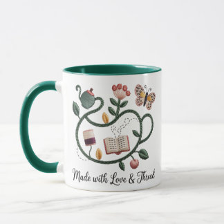 Mug Fabriqué avec amour et fil : Un conte de scintille