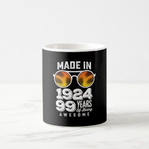 Mug Fabriqué En 1924 99 Ans D'Être Étonnant