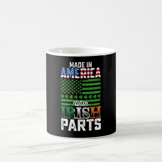 Mug Fabriqué en Amérique avec des pièces irlandaises S (Centre)