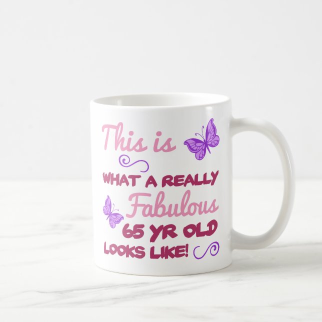 Mug Fabuleux 65e anniversaire (Droite)