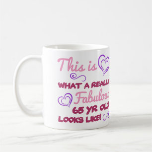 Mug Fabuleux 65e anniversaire pour les femmes