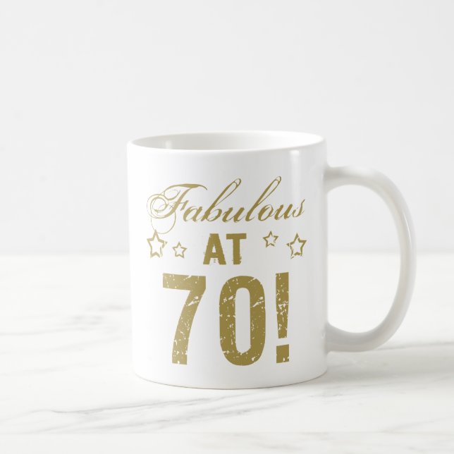 Mug Fabuleux 70e anniversaire (Droite)