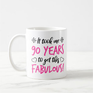 Mug Fabuleux 90e anniversaire