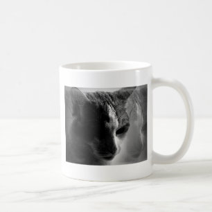 Mug Face de chat BW