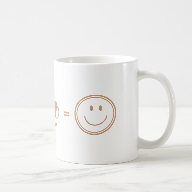 Mug Face de givre + café = visage heureux (Droite)
