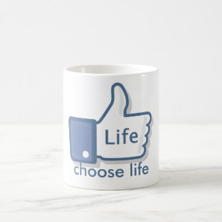 Mug Facebook aiment des Pouces- de la vie