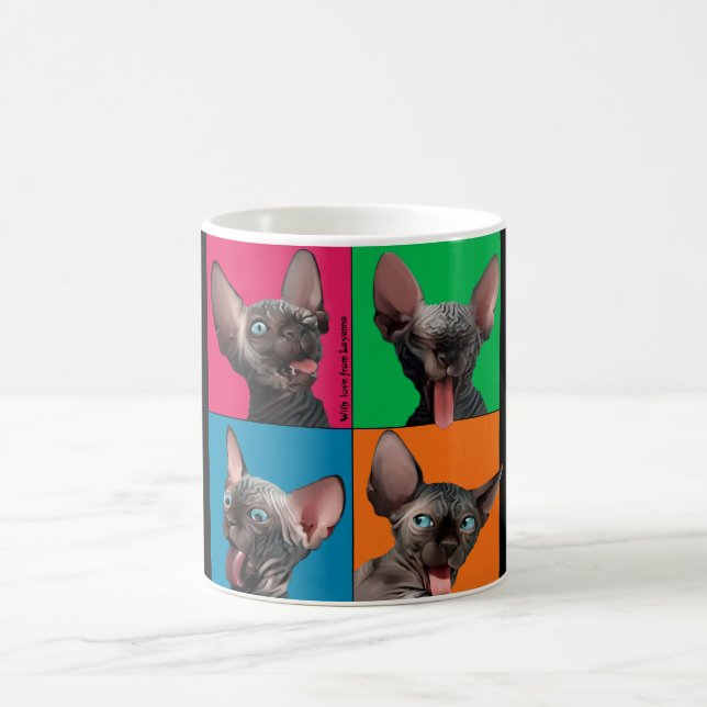 Mug Facebuilding (chaton de Sphynx) (Centre)