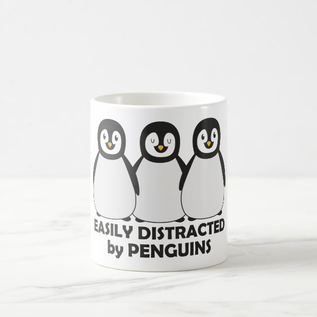 Mug Facilement distrait par des pingouins (Centre)