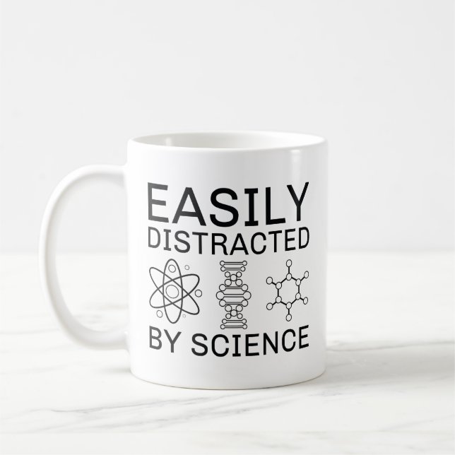 Mug Facilement Distrait Par La Science (Gauche)