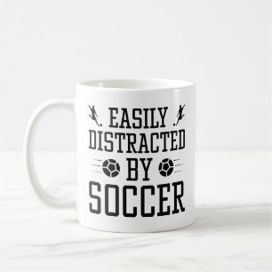 Mug Facilement Distrait Par Le Football