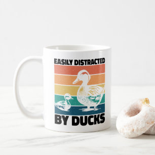 Mug Facilement Distrait Par Les Amoureux Des Canards C