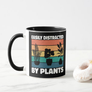Mug Facilement Distrait Par Les Amoureux Du Jardinage 