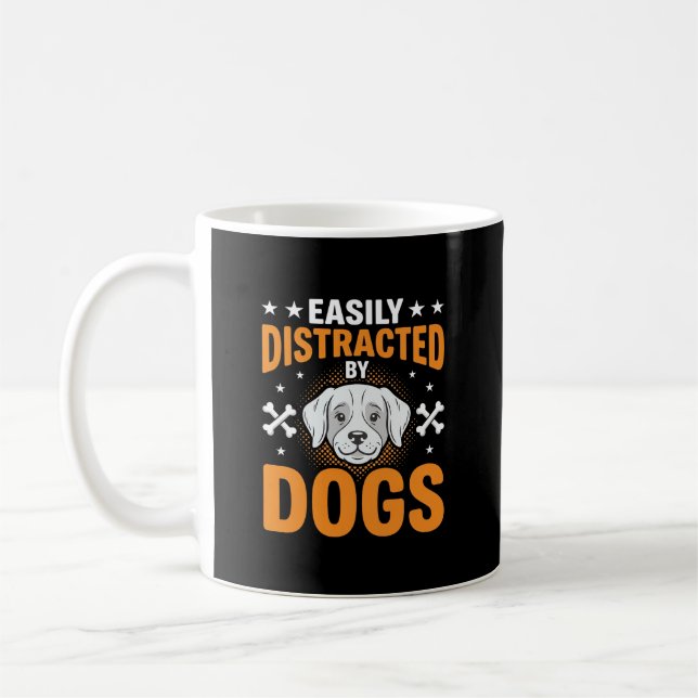 Mug Facilement Distrait Par Les Chiens (Gauche)