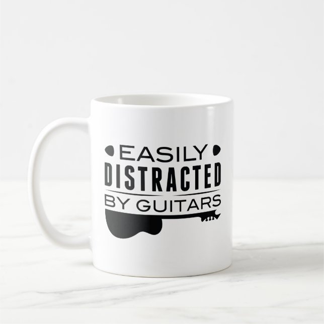 Mug Facilement Distrait Par Les Guitares (Gauche)