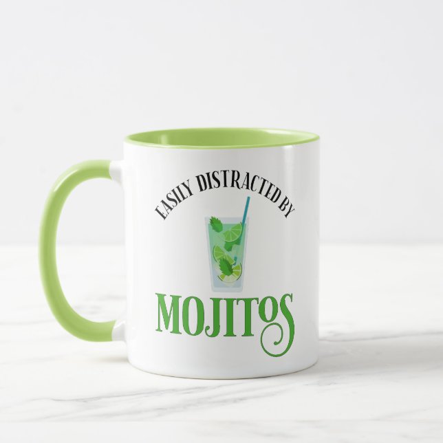 Mug Facilement Distrait Par Les Mojitos (Gauche)