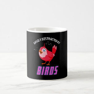 Mug Facilement Distrait Par Les Oiseaux Drôle Oiseau O