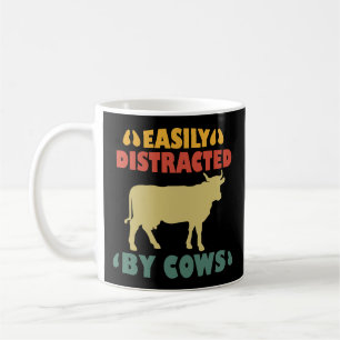 Mug Facilement Distrait Par Les Vaches