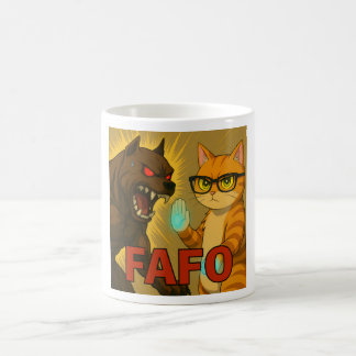 Mug FAFO Cat and Dog Funny Sticker | Unbothered Pet At