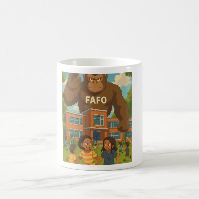 Mug FAFO – The Guardian Stands Watch (Centre)